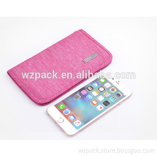 Hot Selling OEM RFID Snow Tafta Long Wallet Custom Jean Card Holder Travel Wallet Travel Ticket Wallets WZ-1010